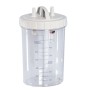 Pot de 1 litre avec couvercle - autoclavable à 121°c