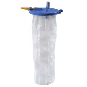 Disposable FLOVAC bag 3 liters with lid