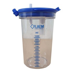 Sekretauffangglas, sterilisierbar, 1000 ml Flaem neue Kappe