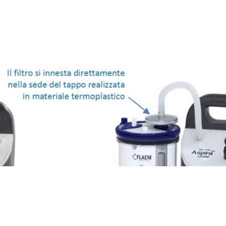 Separtieopvangpot, steriliseerbaar, 1000 ml flaem nieuwe dop