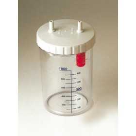 Pot chirurgical complet de 1 litre autoclavable (max 120°C) pour aspirateurs New Askir et New Aspiret