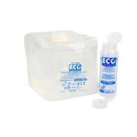 Gel transparent pour ultrasons et lumière pulsée Eco Supergel Clear en sac de 5 litres.