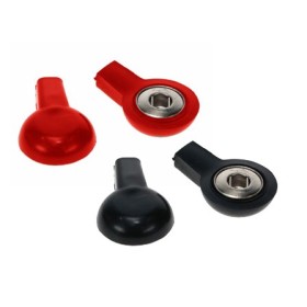 Globus-Sobre 4 Adaptadores 2mm (Para Electrodos de Clip) / blíster 2 rojo 2 negro