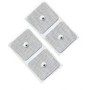 Électrodes à clip pour électrostimulation et tens 46x47 - 4 pcs.