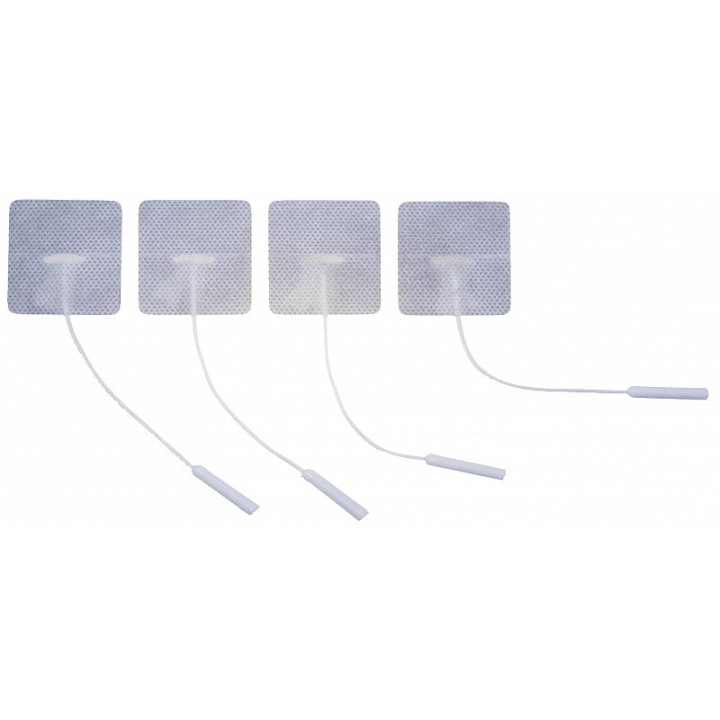 Wire Electrodes for Electrostimulation and TENS 50x50 - 4 pcs.