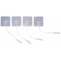 Fils-électrodes pour électrostimulation et Tens 50x50 - 4 pcs.