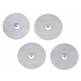 Elettrodi a clip per elettrostimolazione e tens tondi 32 mm - 4 pz.
