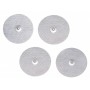 Clip Electrodes for Electrostimulation and Round Tens 32 mm - 4 pcs.