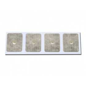 Electrodos de Clip para Electroestimulación y Tens 45x50 - 4 uds.