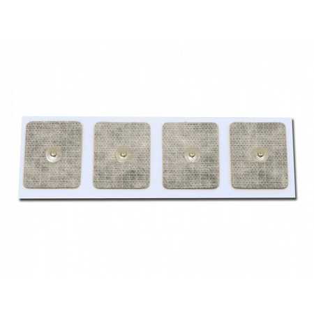Électrodes à clip pour électrostimulation et Tens 45x50 - 4 pcs.
