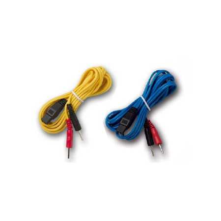 Paar IACER-Kabel für MioCare - Blau Gelb