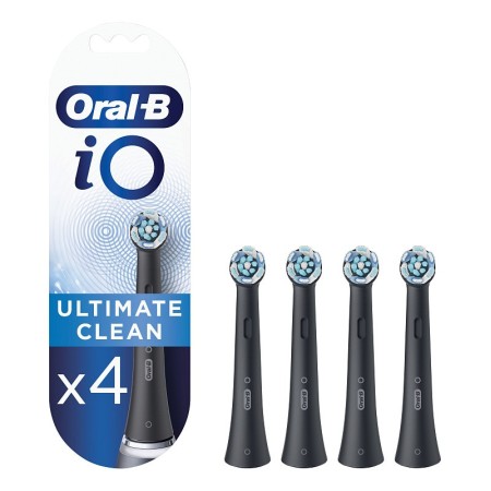 Testina spazzolino oral-b io ultimate clean 4 pz. neri