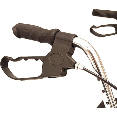 Andador de aluminio plegable rojo - nuevo reacondicionado