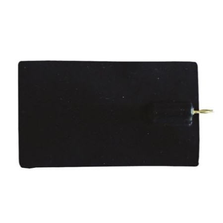 Electrodos conductores de silicona con tapón macho - 4 mm 80x120 mm