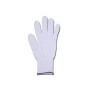 Guantes de algodón - talla 7 - blanco - pack. 10 piezas