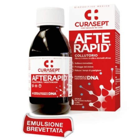 Curasept afte rapid mouthwash recurrent aphthae - 125 ml innovativ dna-formel