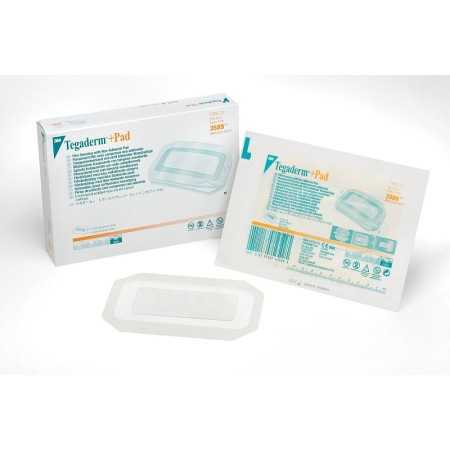 3M Tegaderm + Pad - Pansement stérile transparent 9x15 cm avec tampon, 3589 - pack. 25 pièces.
