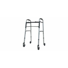 Duralumin walker 2 front swivel wheels and 2 fixed rear wheels of 3.7''