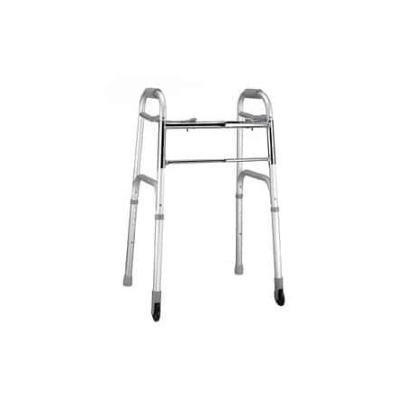 Mergător din duraluminiu cu 2 roți fixe și 2 vârfuri