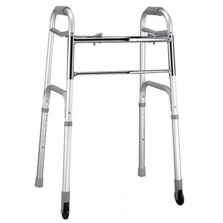 Rollator z duraluminium 2 stałe koła i 2 końcówki