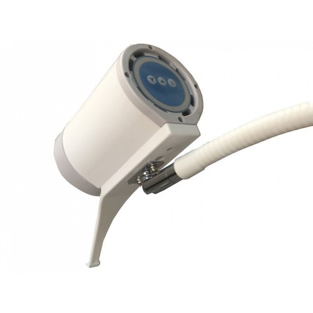 Lampa hyridia z 7 diodami led z ramieniem pantografu - na wózku