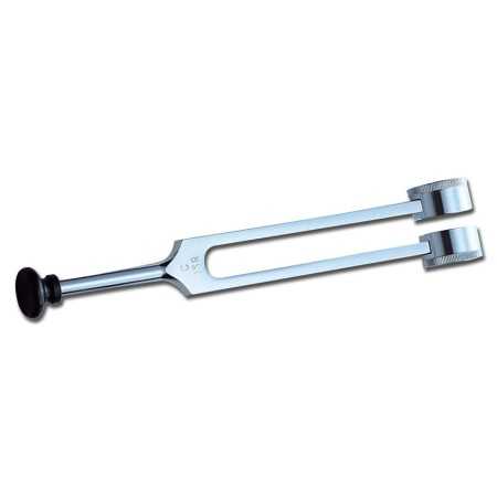 128 hz aluminum tuning fork with foot