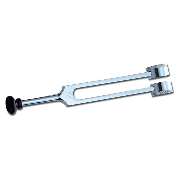 Furcă de acordaj din aluminiu de 128 Hz cu picior