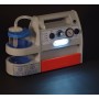 Aspiratore chirurgico professionale - aspimed 1.9 - vaso da 1l a batteria ricaricabile e tensione di rete