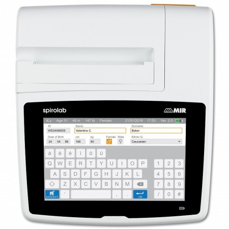 Spiromètre mir spirolab avec imprimante et logiciel mir spiro