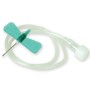 Butterfly Needles Green FLY-SET 21G Luer Lock csővel 30 cm - 100 db.