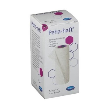 Peha-haft 932444 cohesief elastisch verband 4 m x 10 cm - latexvrij