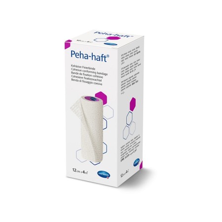 Peha-haft 932445 bandage élastique cohésif 4 m x 12 cm - sans latex
