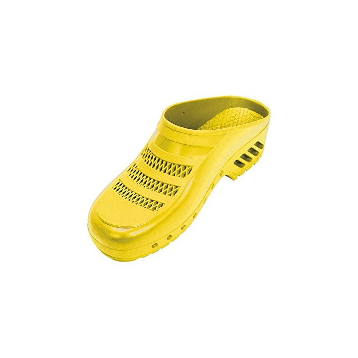 Professionelle Clogs, Oberteil mit Löchern, 37-38, Gelb