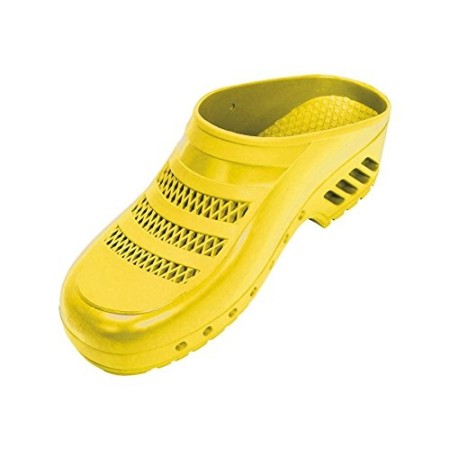 Professionella Clogs, övre med hål, 42-43, gul