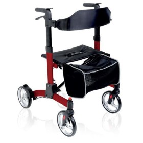 ARTEMIS Faltbarer Aluminium-Rollator – Verschluss im Kinderwagen-Stil