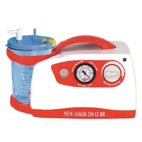 Aspirator chirurgiczny NEW ASKIR 230/12V BR - z baterią - FLOVAC Słoik 1 litr RE 310211/03