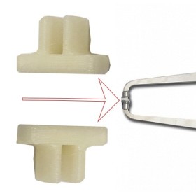 Ricambio - coppia inserti di contatto per plicometri gima