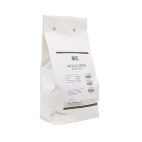 Argilă verde ventilată 1000 g pentru utilizare în cataplasmă sau mască