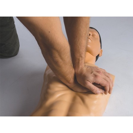 Realistische bls-d puppe ambu uniman+