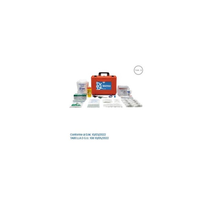 Replenishment pack for nautical use, Table D, Ministerial Decree 10.3.2022