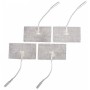 Wire Electrodes for Electrostimulation and Rectangular Tens, 45mm x 65mm 4 pcs.