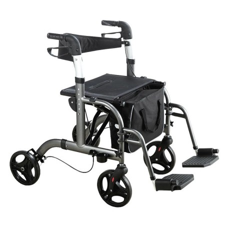 Intelligenter rollator mit fußstütze