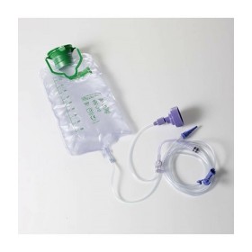 UITLOOP MET ENPLUS 3-IN-1 CONNECTOR VOOR VOEDING EN 1000 ML ZAK VOOR WASSEN, VOOR KANGOEROE EN POMP/JOEY