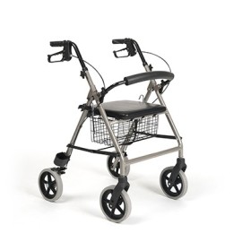 Rollador Vermeiren Eco-Light con soporte para bastones