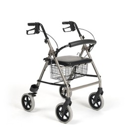 Rollator with stick holder Vermeiren Eco-Light