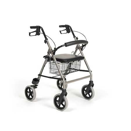 Rollator with stick holder Vermeiren Eco-Light