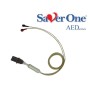 Herbruikbare ECG-kabel met 2-weg Saver-serie aansluitingen