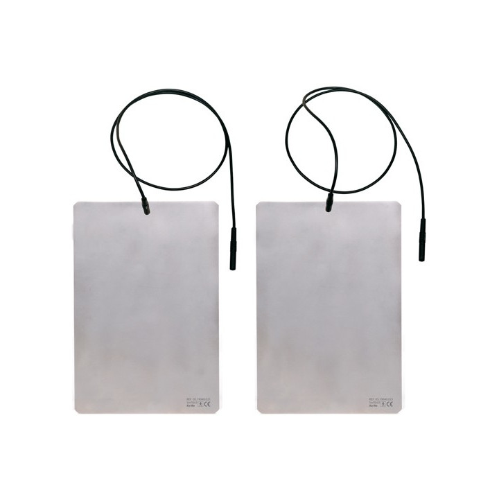 Par de electrodos de placa de 22 x 15 cm con cable para SwiSto 3