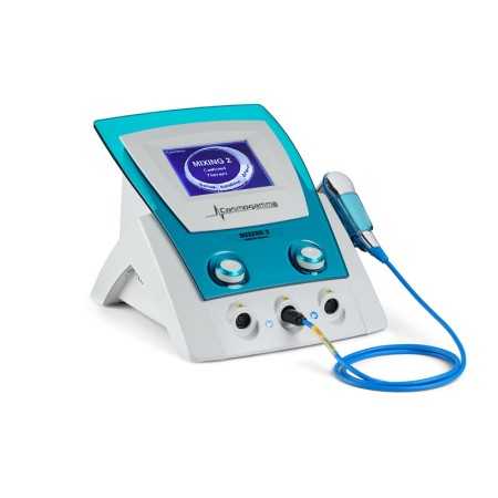 Combined electrotherapy and ultrasound therapy with 2 channels MIXING 2 EVO