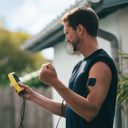 Compex elektrostimulator zur verbesserung der fitness